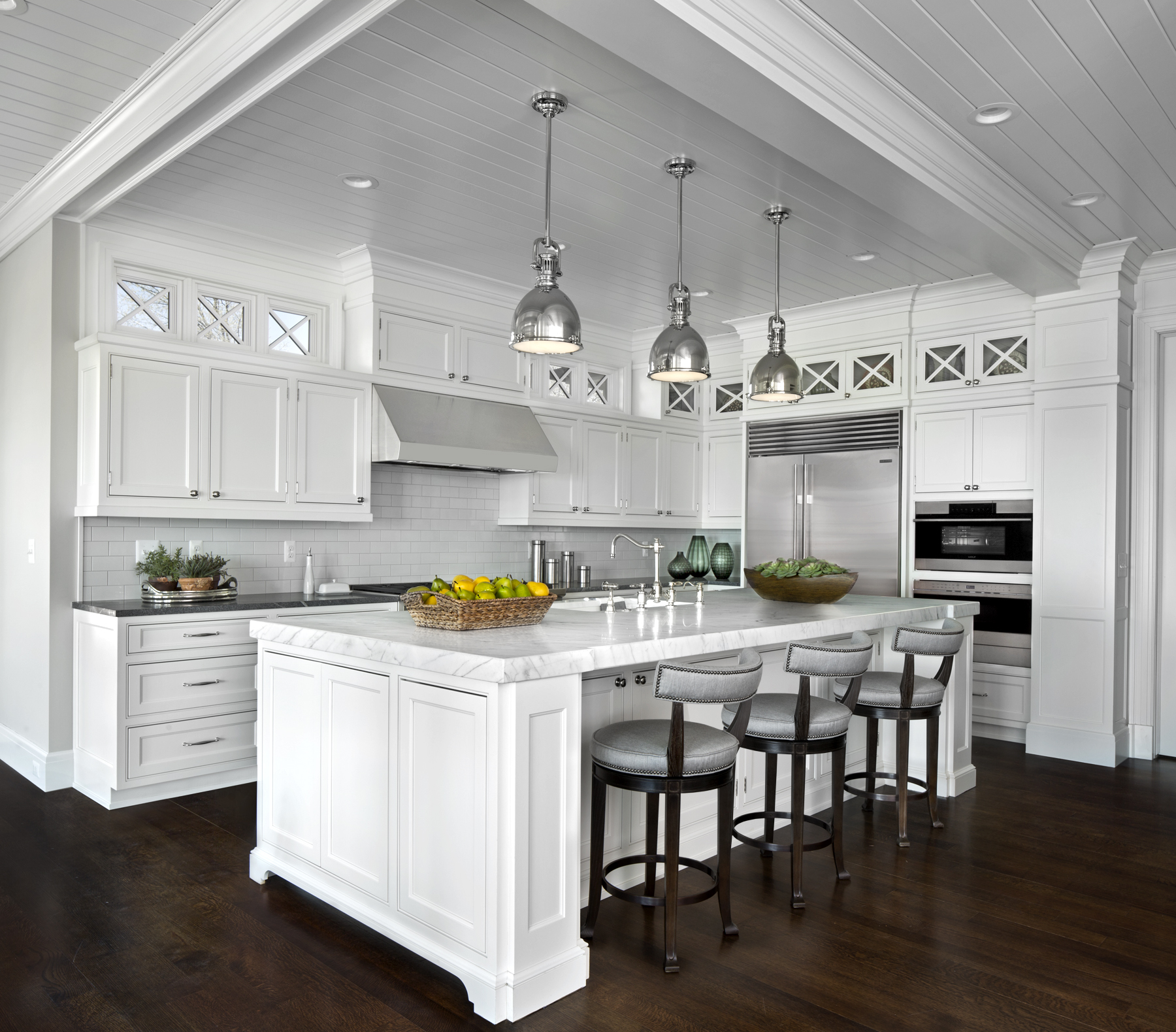 Countertops for White Cabinetry - E.W. Kitchens